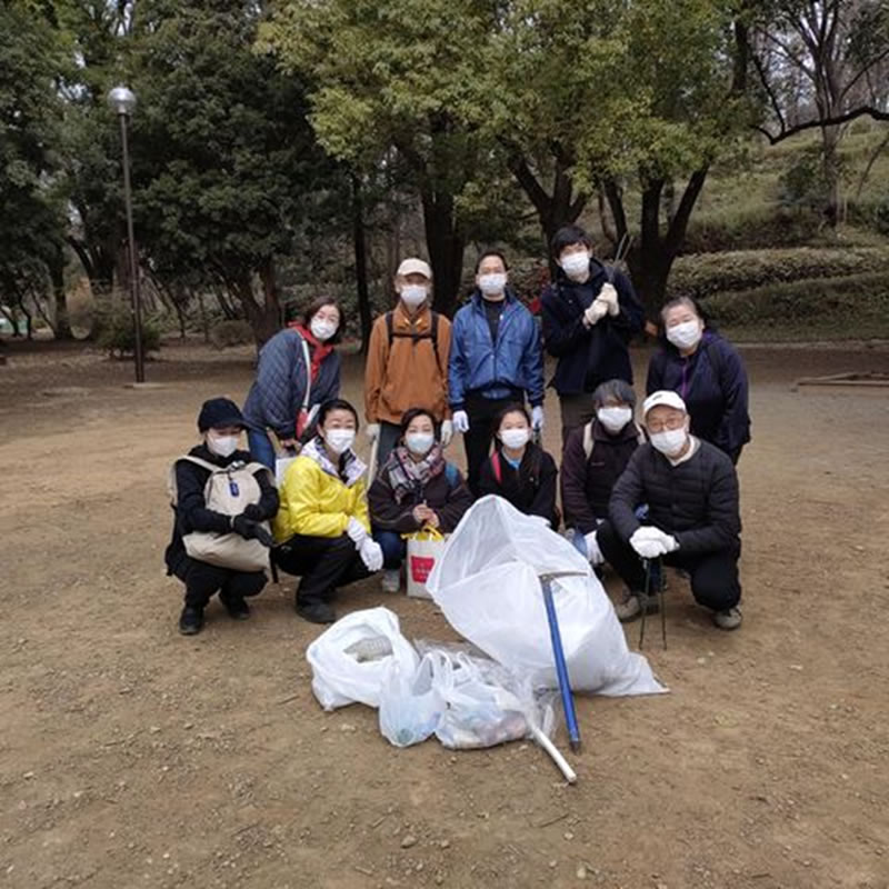 宮崎第4公園での清掃活動