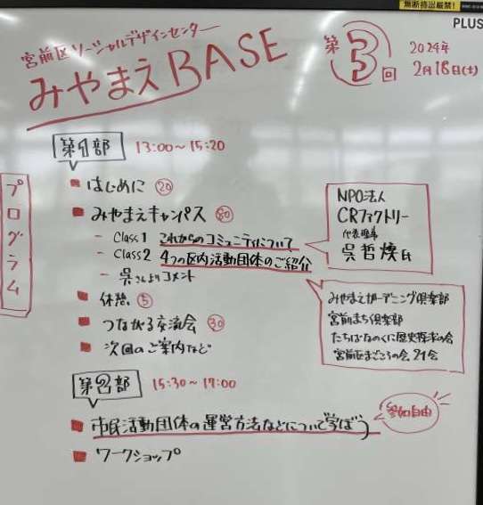 地元でゆるやかにつながろう「みやまえBASE」