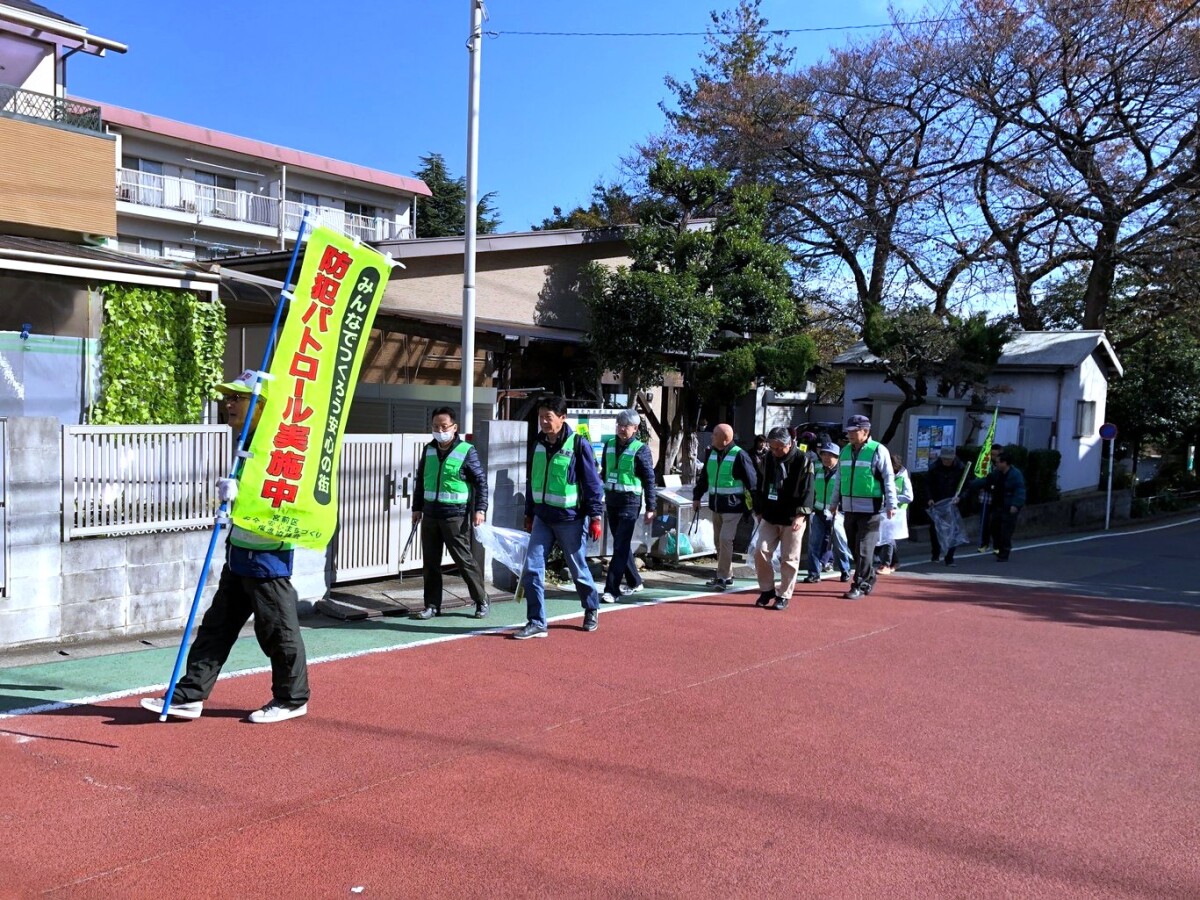 年4回の防犯パトロール、及び清掃