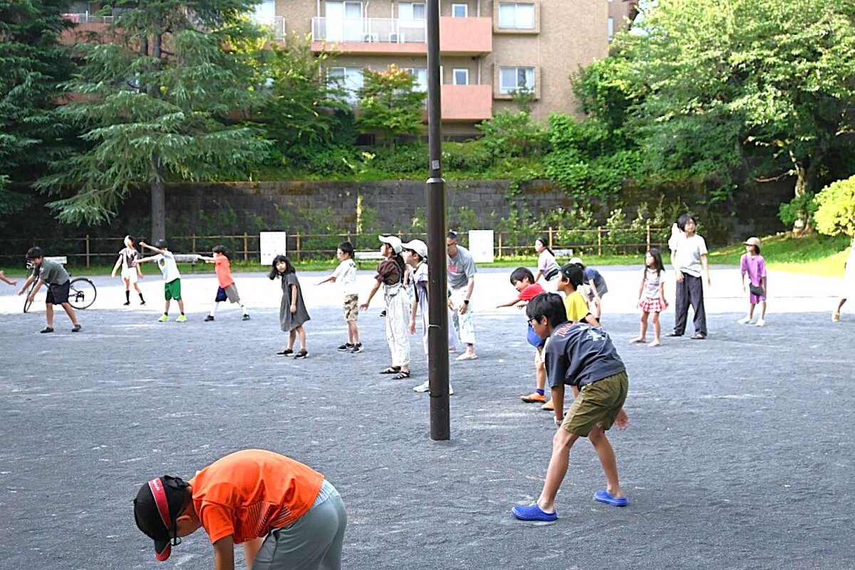 夏休みの朝のラジオ体操