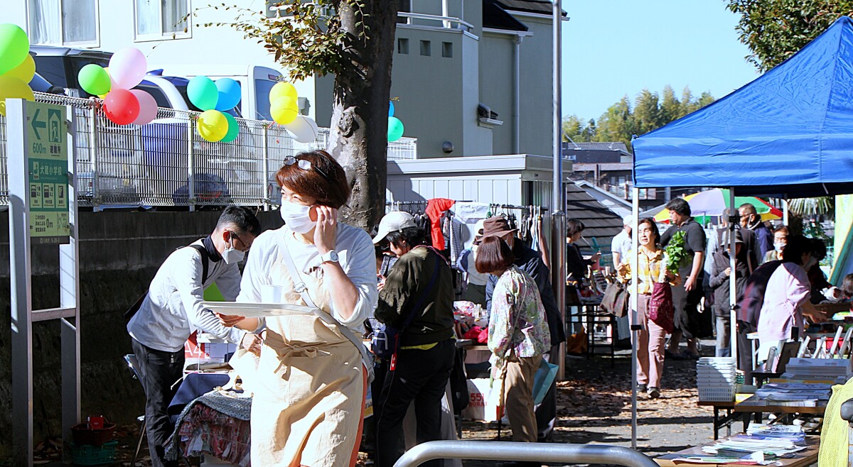 マルシェ会場（菅生第2公園）