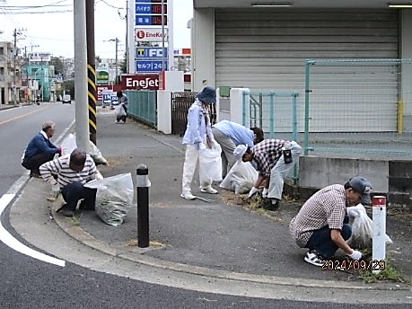 市内統一美化活動に参加