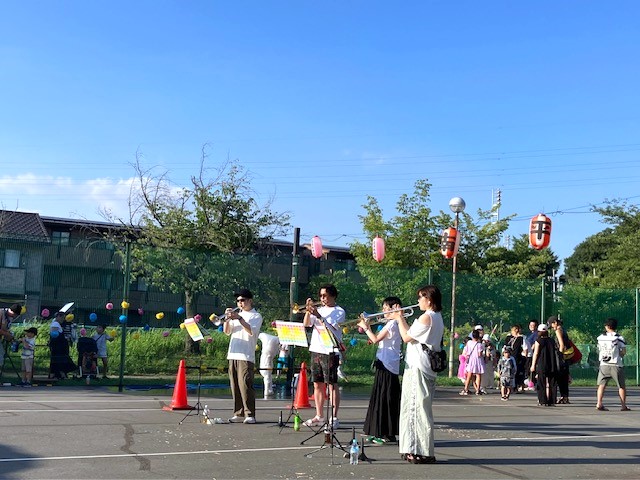 新しい夏まつりトランペットで爆上がり！