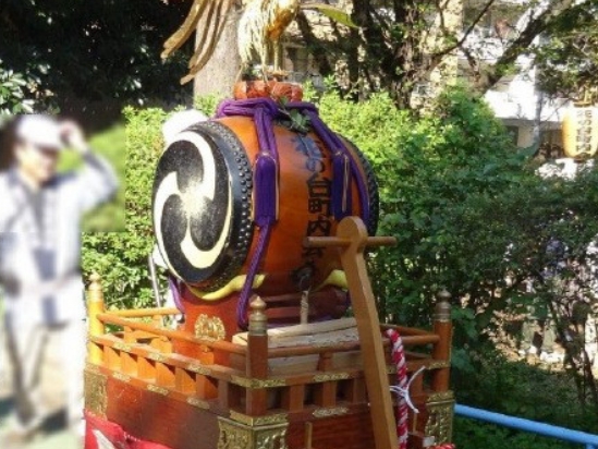 過去の子ども御輿巡行の様子